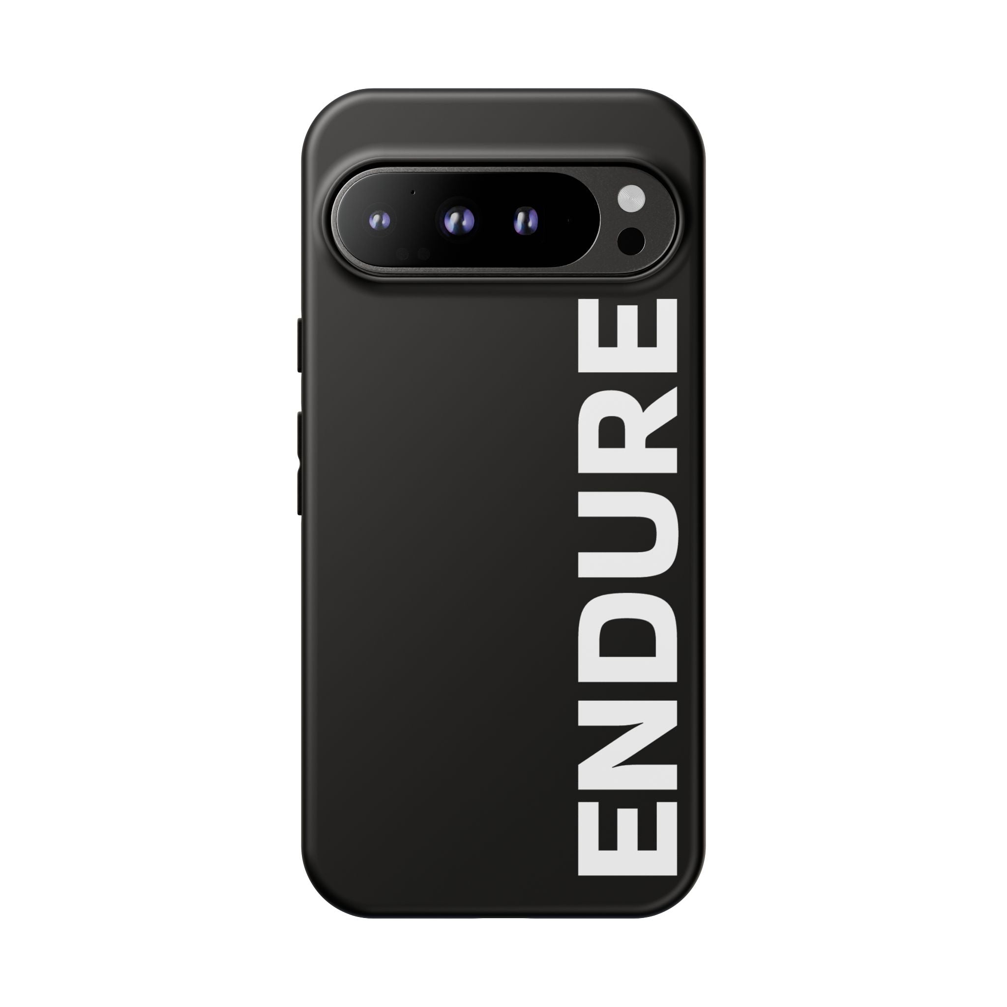 Endure Vertical Bold Phone Case — Tough Black Protective Cover