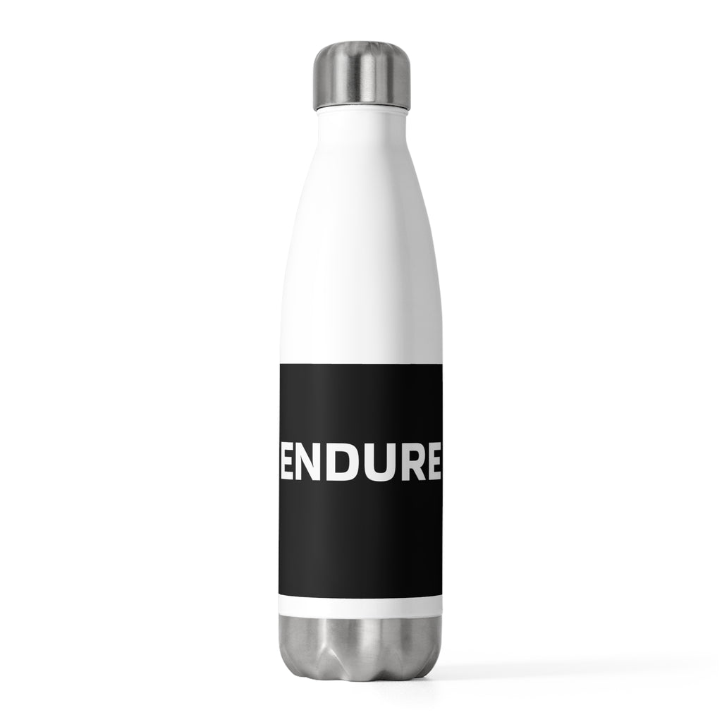 Insulated Bottle - 'Endure' Motivational Stainless Steel Water Bottle (20oz)