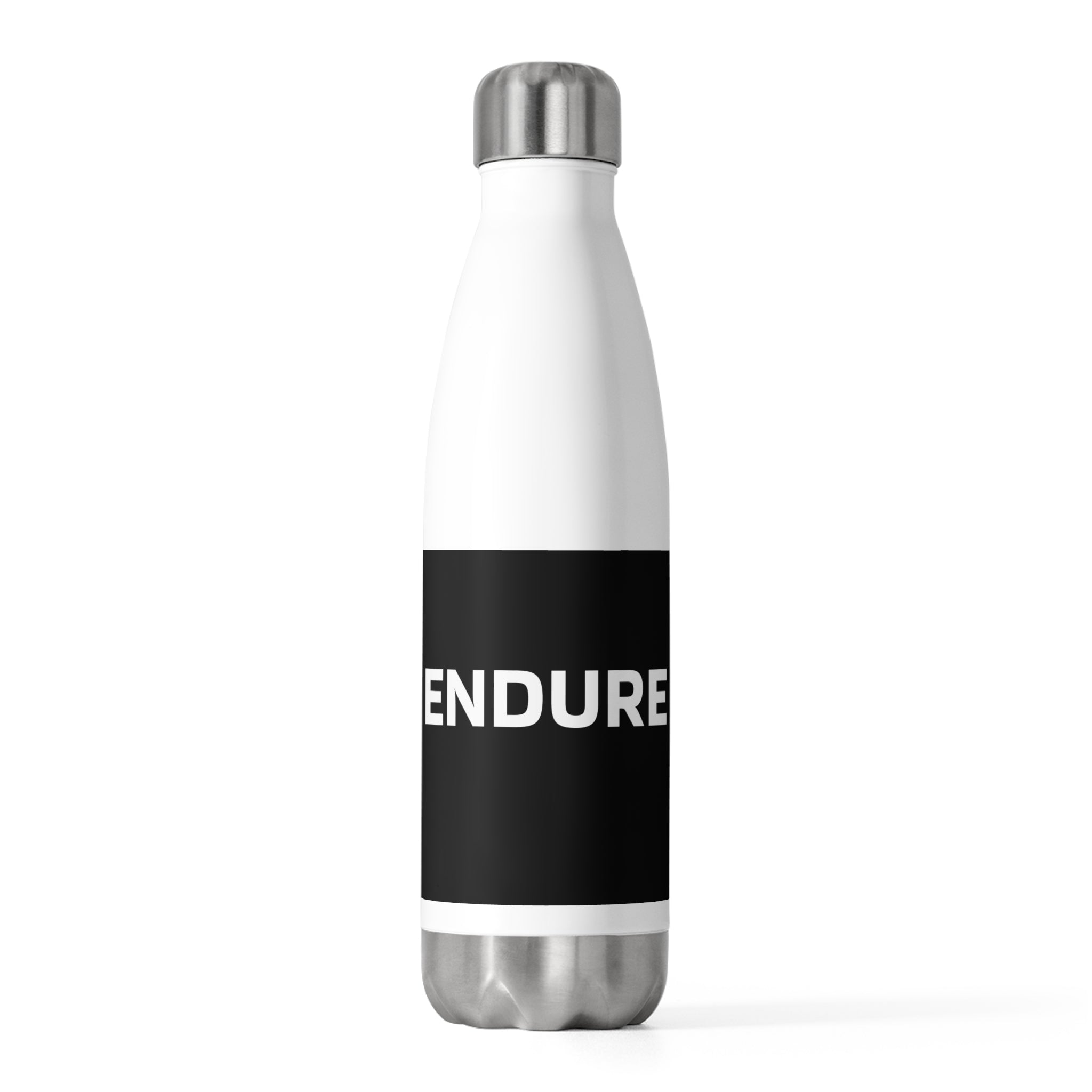Insulated Bottle - 'Endure' Motivational Stainless Steel Water Bottle (20oz)