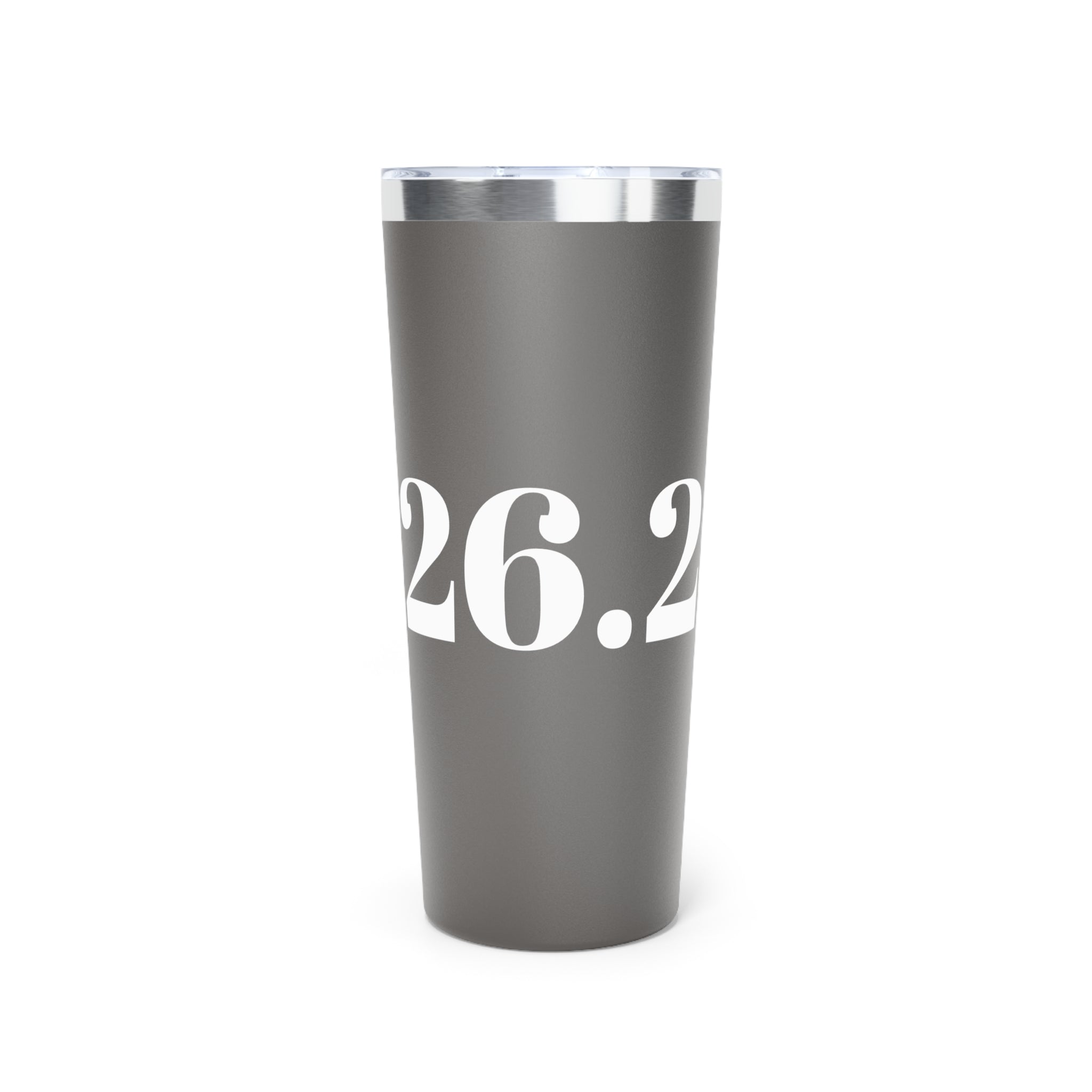 22oz Insulated Tumbler – Bold White Number Design (Matte Black) - Best Run Yet Apparel and Gifts