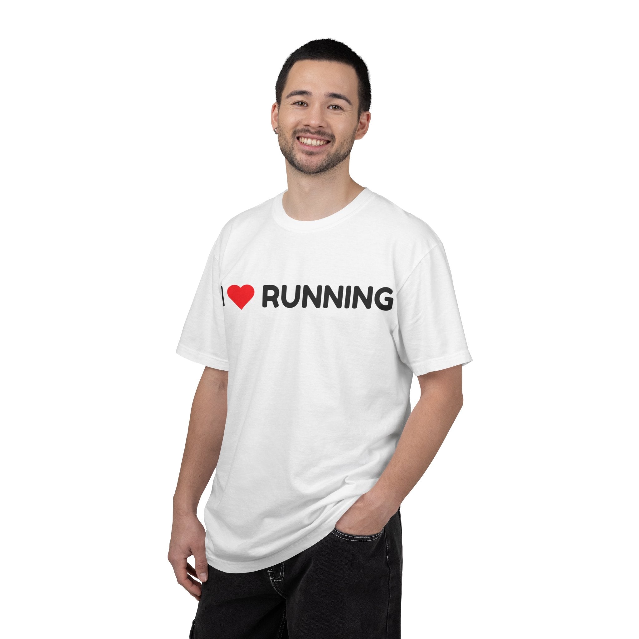 I Love Running T-Shirt — Heart Logo Running Tee for Runners