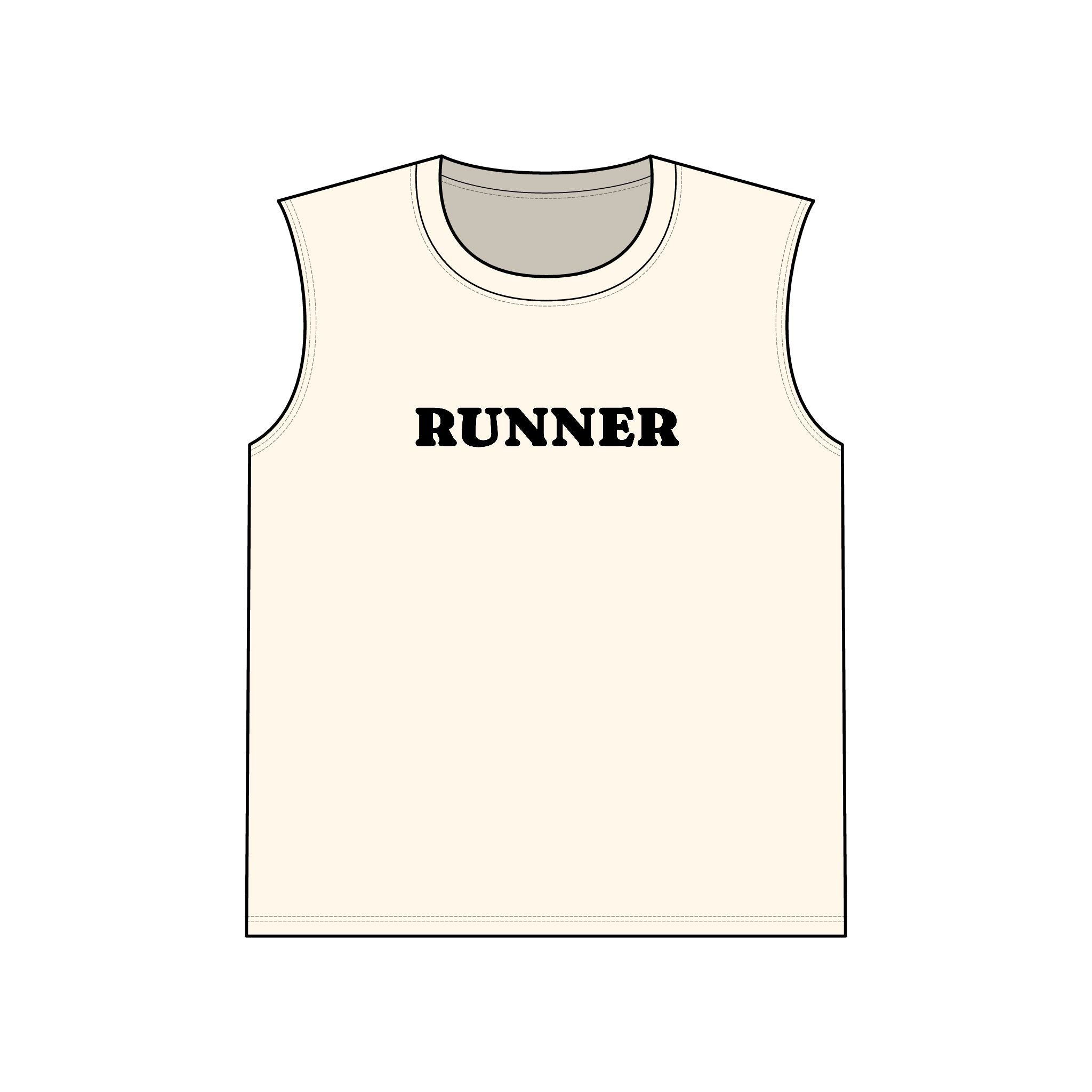 Runner Muscle Tank — Bold Athletic Sleeveless Top for Runners