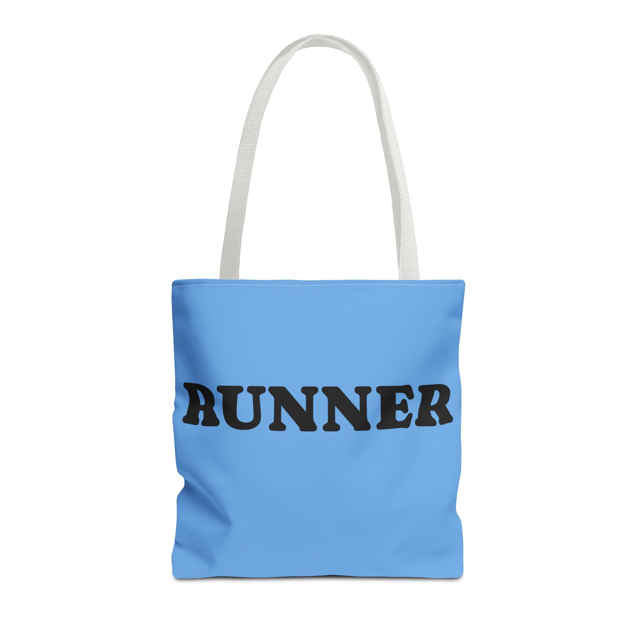Runner Tote Bag – Blue AOP Running Tote for Runners - Best Run Yet Apparel and Gifts