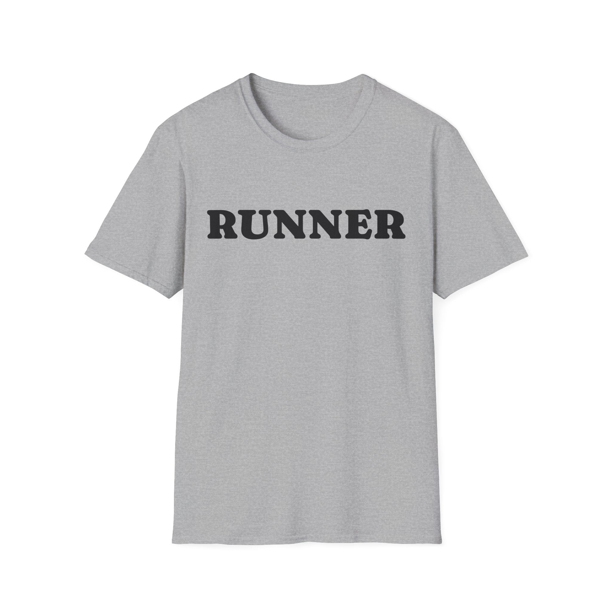 Runner Soft Style T-Shirt — Minimal Bold Running Tee for Runners & Race Day