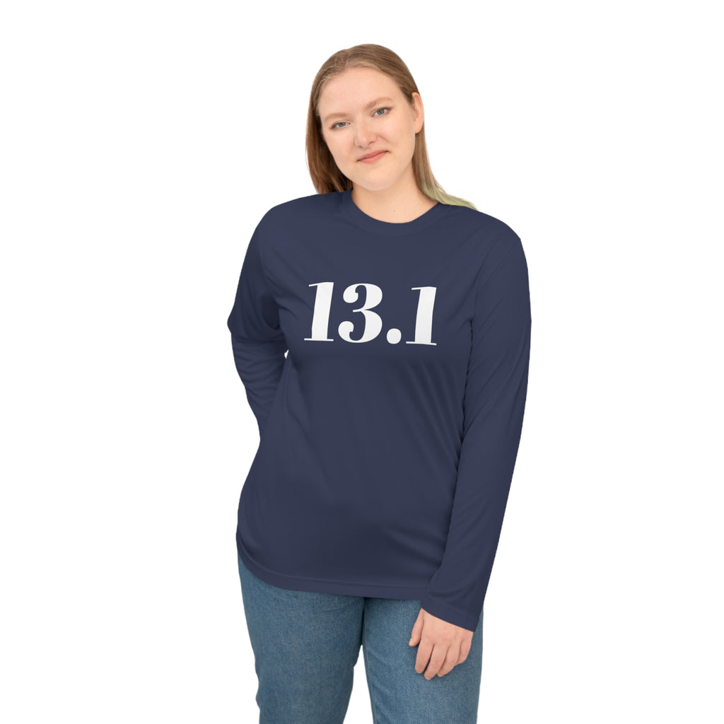 13.1 Half Marathon Performance Long Sleeve Shirt — Runner Training Top - Best Run Yet Apparel and Gifts