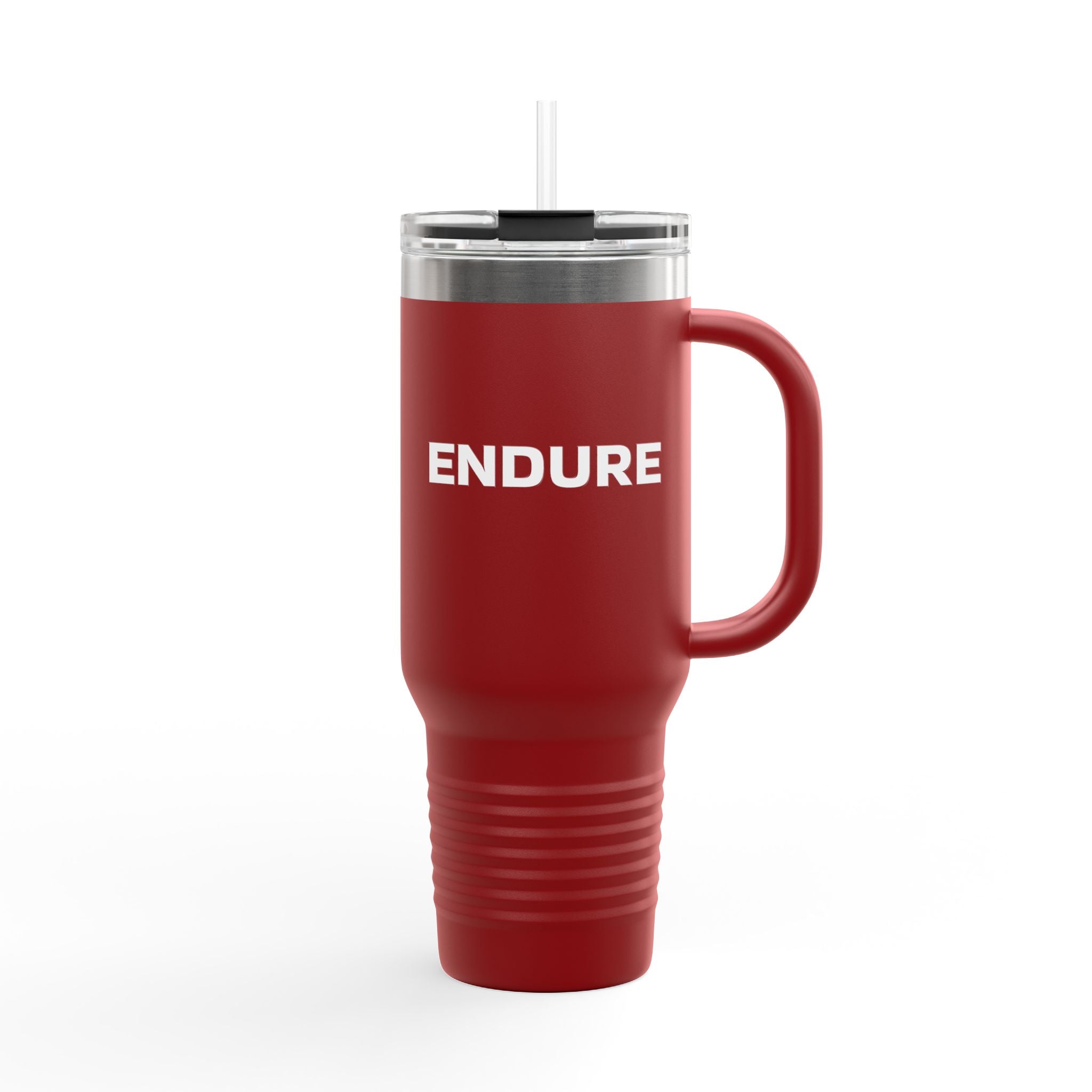 Insulated 40oz Travel Mug — "ENDURE" Motivational Tumbler