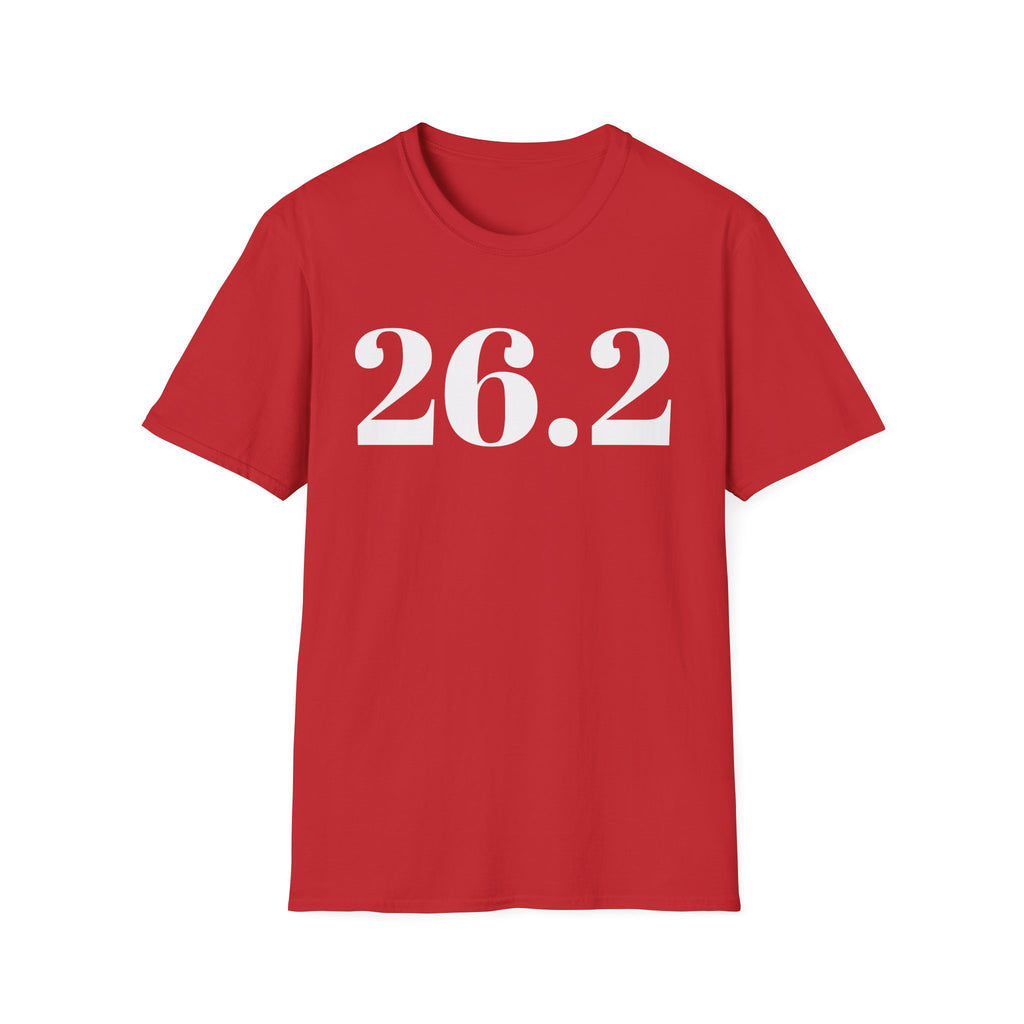 26.2 Marathon Soft Style T-Shirt — Bold Race Distance Tee for Runners