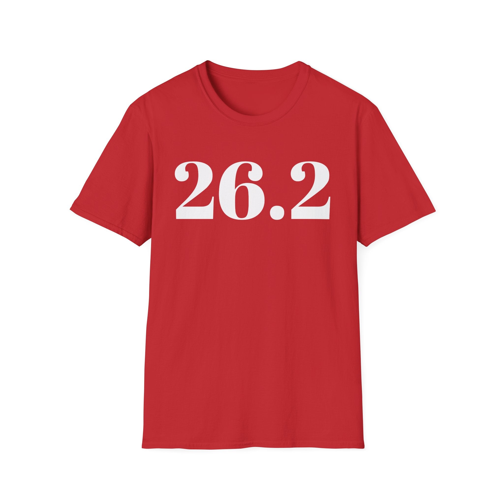26.2 Marathon Soft Style T-Shirt — Bold Race Distance Tee for Runners