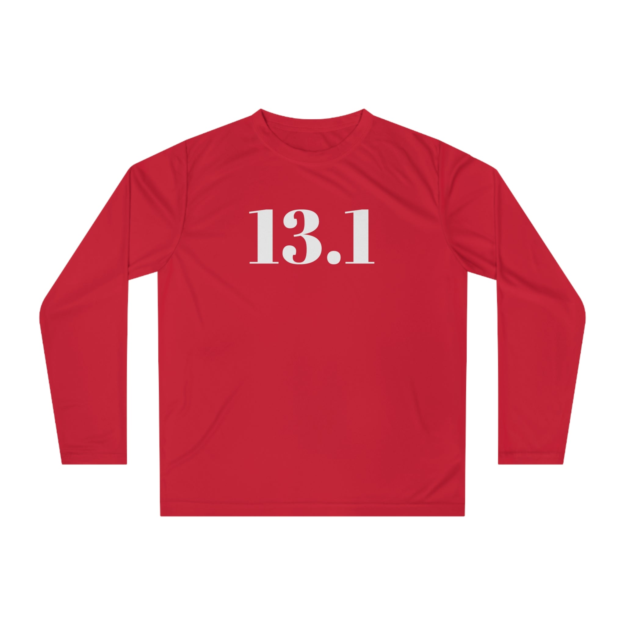 13.1 Half Marathon Performance Long Sleeve Shirt — Runner Training Top