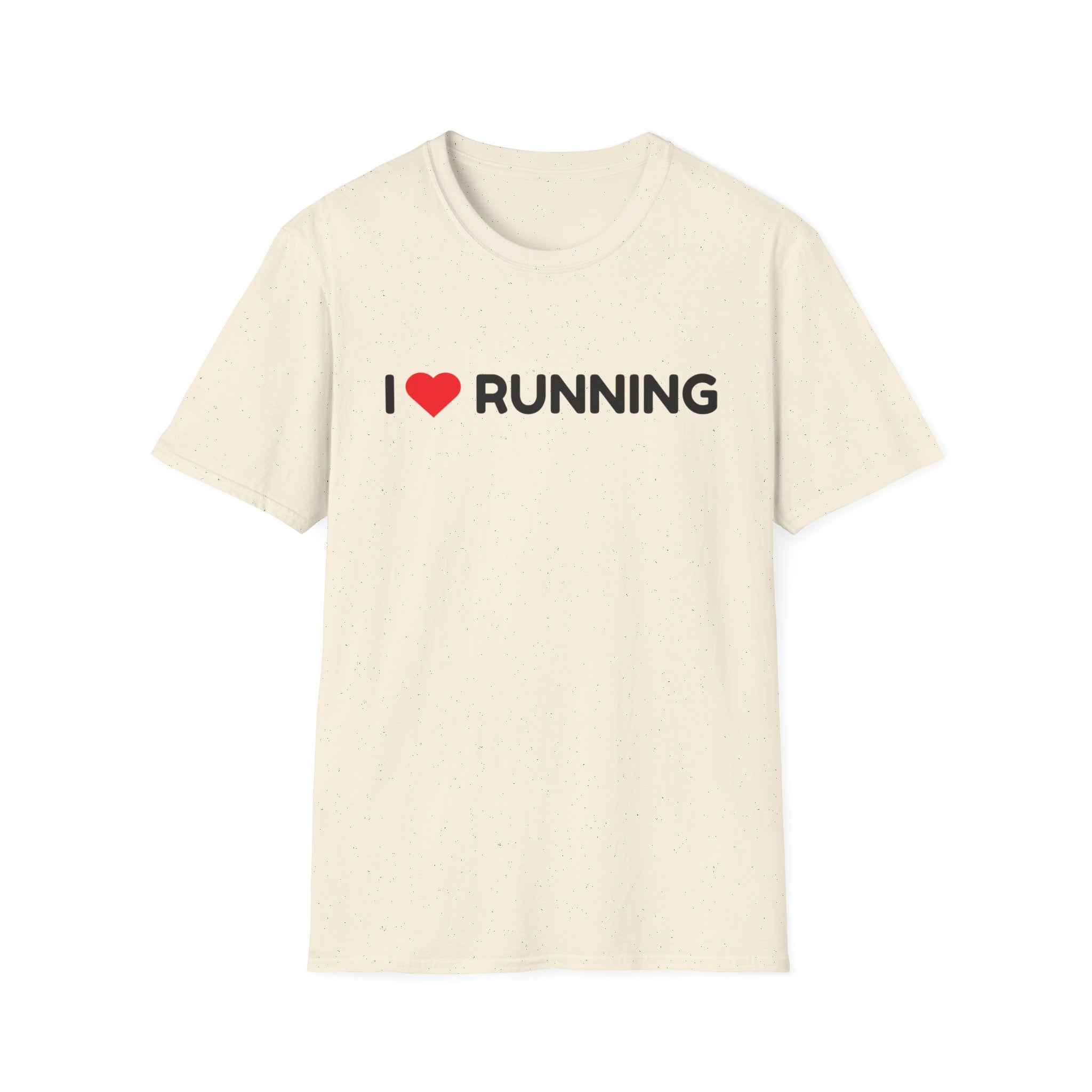 I Heart Running T-Shirt — Soft Style Minimalist Runner Tee