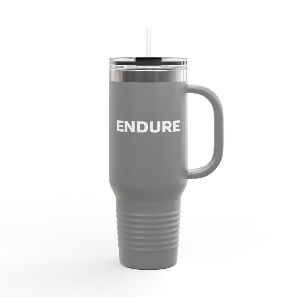 Insulated 40oz Travel Mug — "ENDURE" Motivational Tumbler