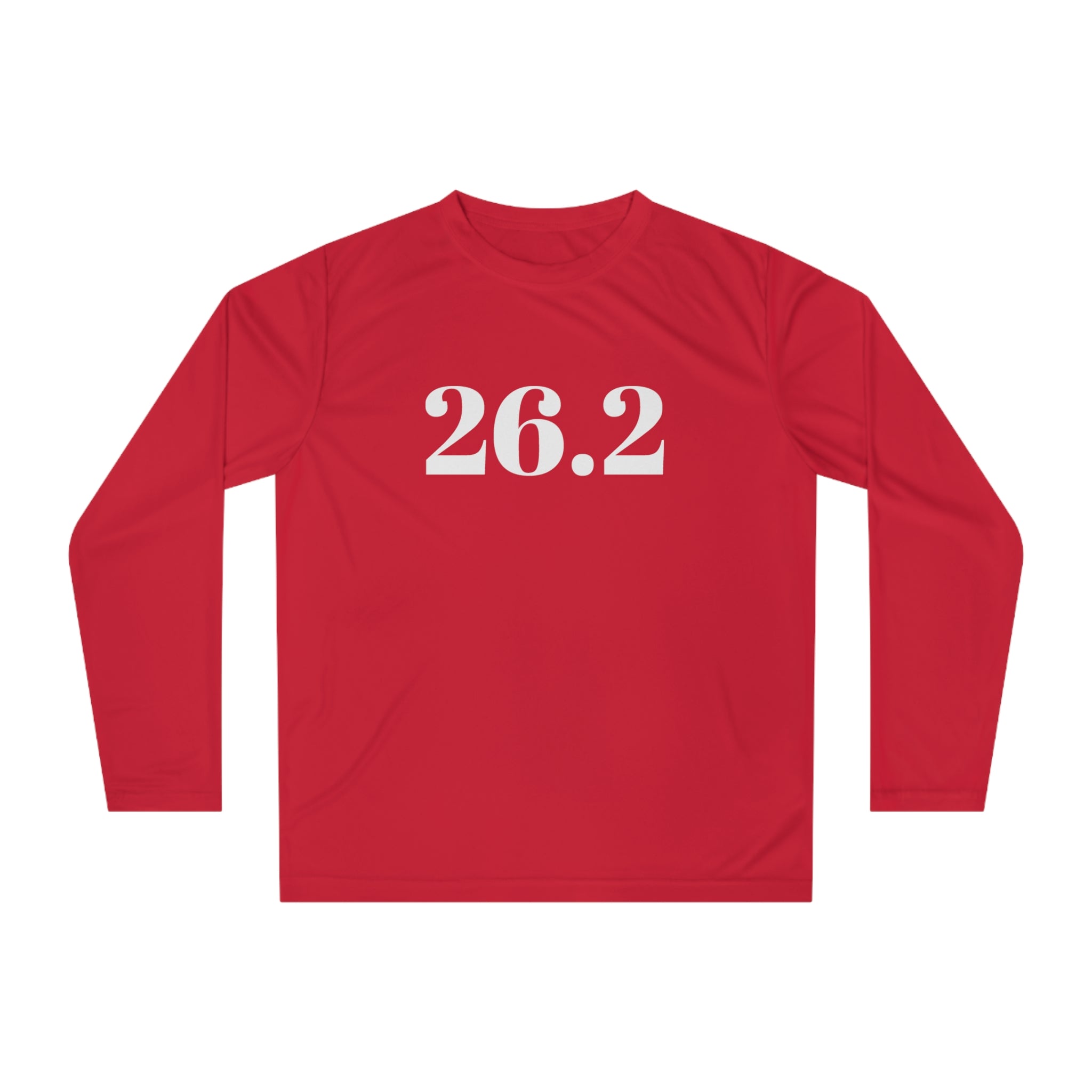 26.2 Marathon Long Sleeve Performance Shirt - Best Run Yet Apparel and Gifts