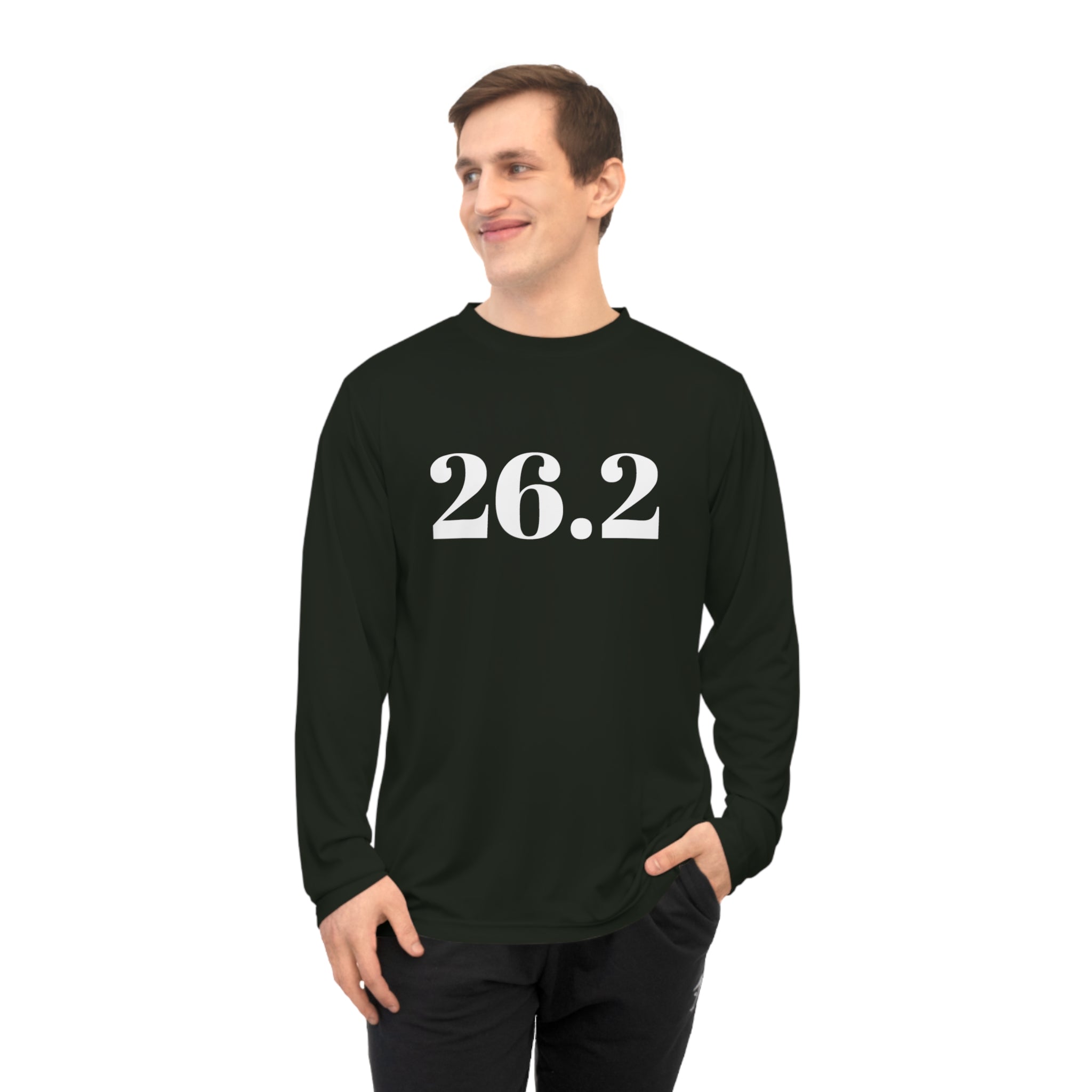 26.2 Marathon Long Sleeve Performance Shirt - Best Run Yet Apparel and Gifts