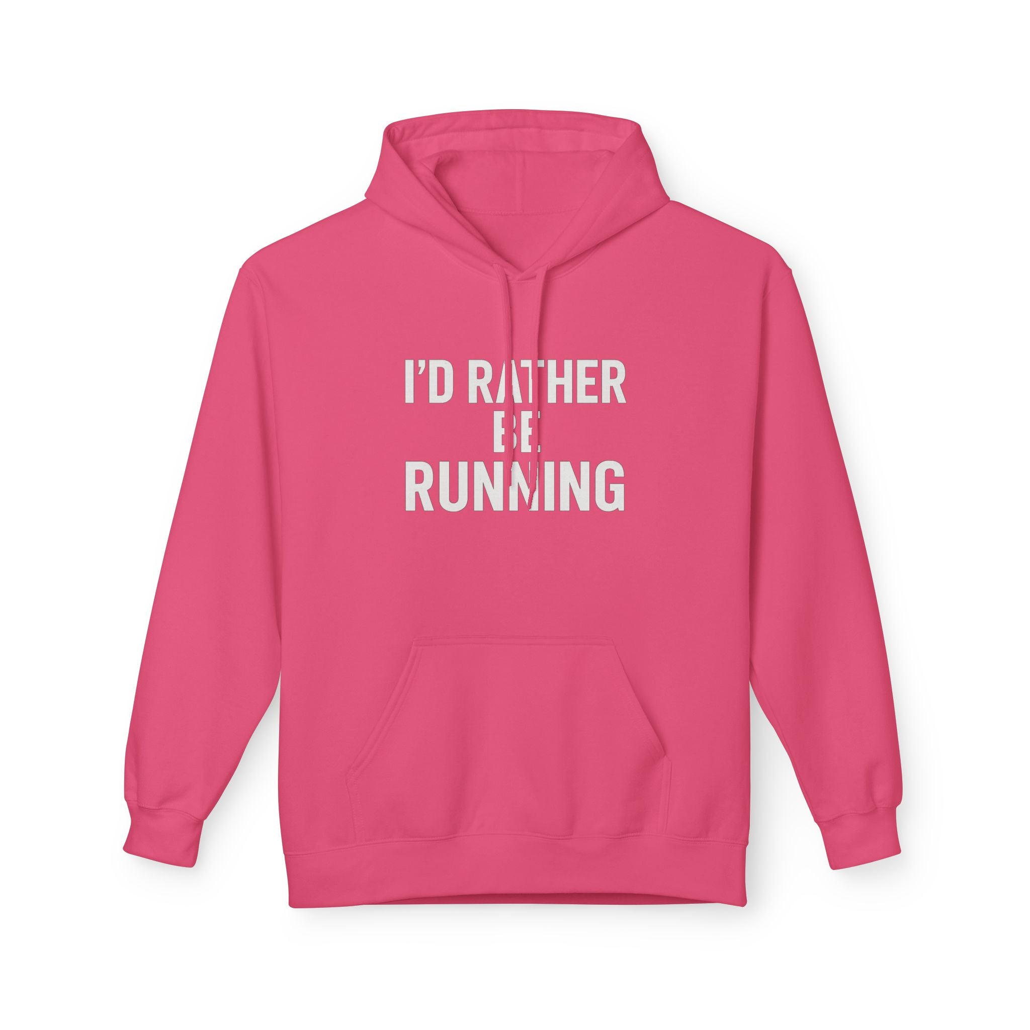 I'd Rather Be Running Hoodie - Running Enthusiast Athletic Pullover - Best Run Yet Apparel and Gifts