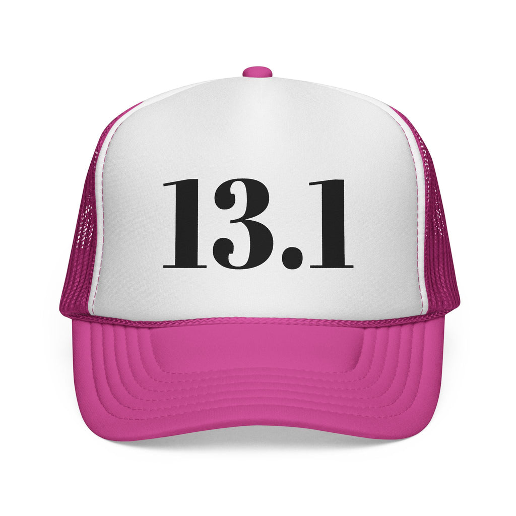 13.1 Half Marathon Trucker Cap — Running Race Finisher Hat - Best Run Yet Apparel and Gifts