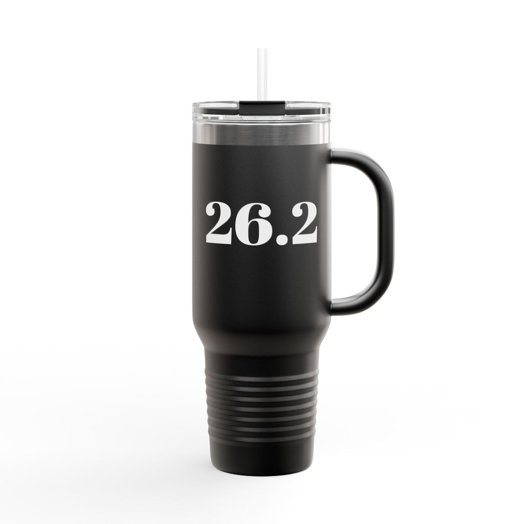 26.2 Marathon Insulated Travel Mug - 40oz Stainless Steel Tumbler - Best Run Yet Apparel and Gifts
